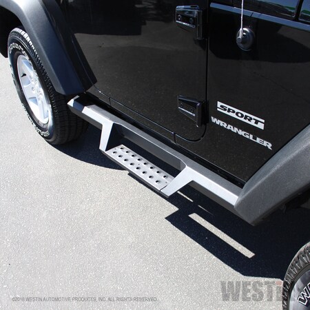 Westin Automotive 07-C WRANGLER 2DR HDX DROP STEPS TEXTURED BLACK 56-13315